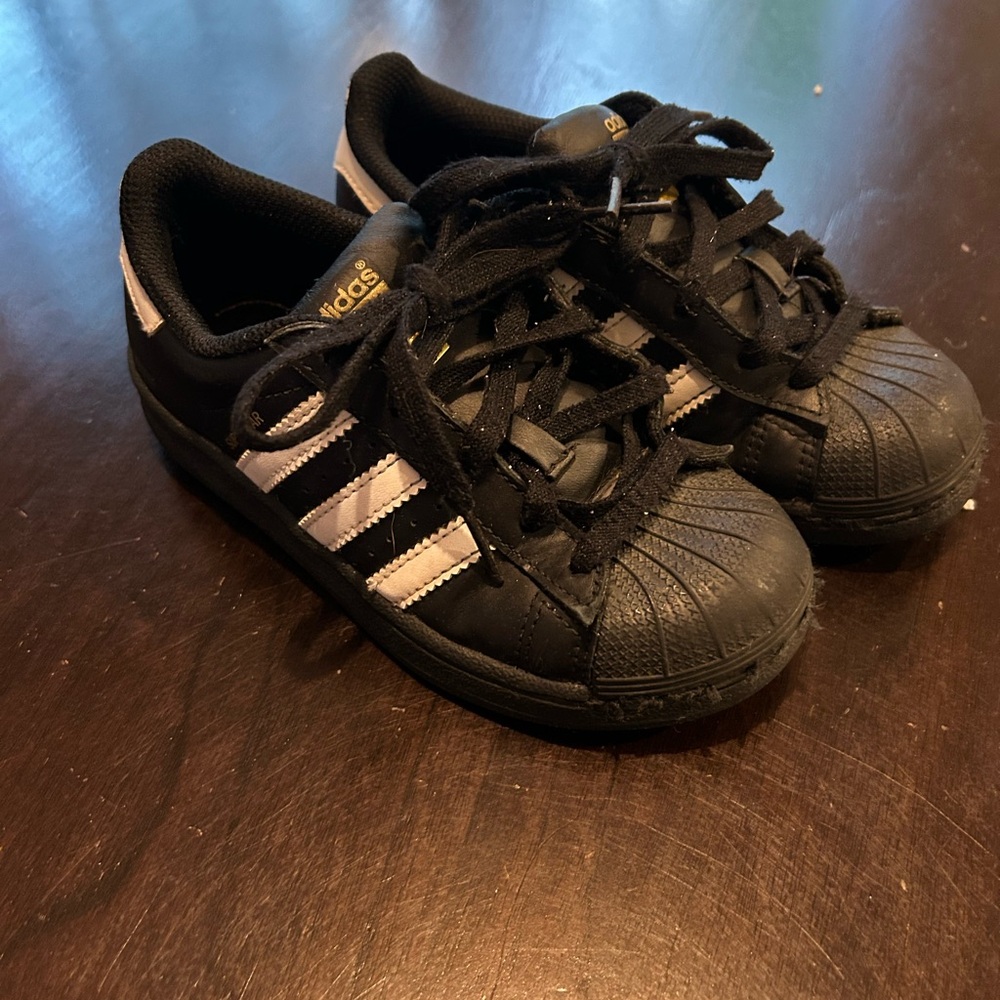 Adidas Kids Black Sneakers